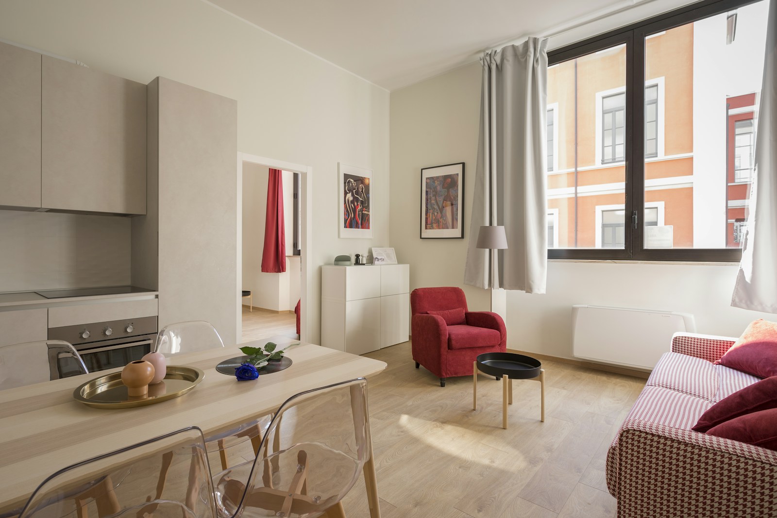 Student room interior